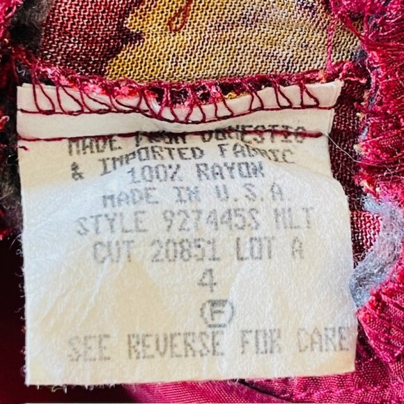 Vintage 90's Jumper Dress Carol Little Boho Tribal Maxi Dress 4 - Picture 9 of 10